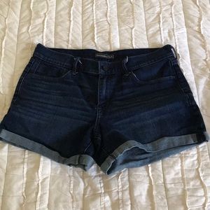Dark Wash Abercrombie Shorts